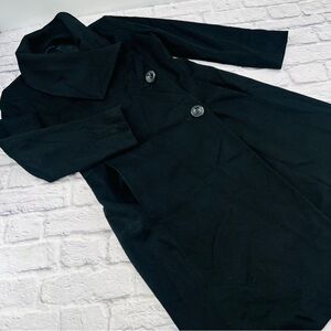 Luxury Collection Cardinal of Canada Womans 6R Black 100% Wool Dress Coat